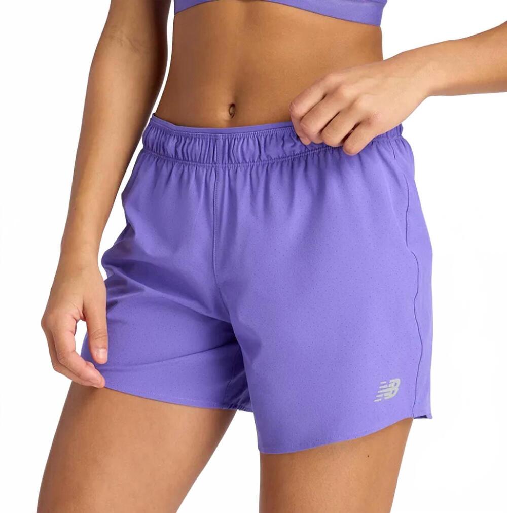 NEW NEW BALANCE women's rc short in purple